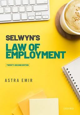 Selwyn's Law of Employment 22nd 9780192858795 Front Cover