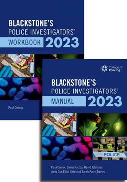 Blackstone's Police Investigators Manual and Workbook 2023