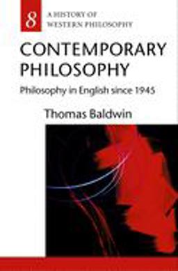 Contemporary Philosophy Philosophy in English Since 1945  9780192892584 Front Cover