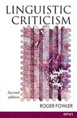 Linguistic Criticism 2nd 9780192892614 Front Cover