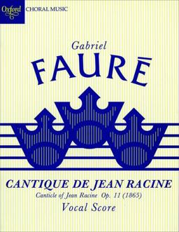 Cantique de Jean Racine  9780193361065 Front Cover