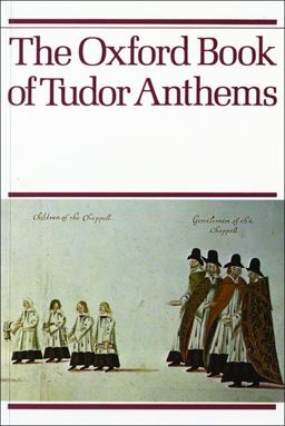 Oxford Book of Tudor Anthems  9780193533257 Front Cover