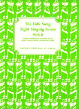 Folk Song Sight Singing Book 2  9780193851610 Front Cover