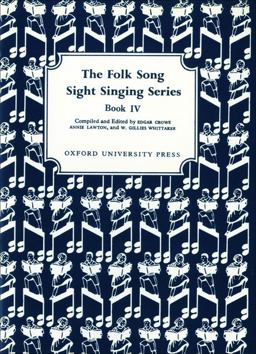 Folk Song Sight Singing Book 4  9780193851993 Front Cover