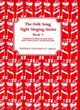 Folk Song Sight Singing Book 5  9780193870925 Front Cover