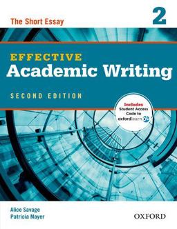 Effective Academic Writing 2e Student Book 2 2nd 9780194323475 Front Cover
