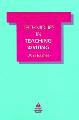 Techniques in Teaching Writing  9780194341318 Front Cover
