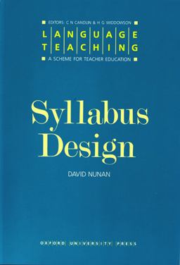 Syllabus Design 1st 1988 9780194371391 Front Cover