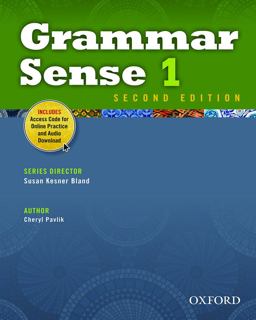 Grammar Sense 1 Student Book with Online Practice Access Code Card 2nd 9780194489102 Front Cover