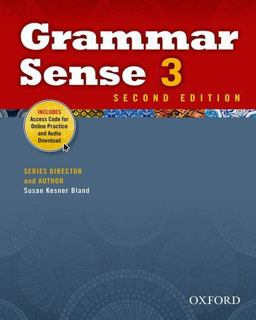 Grammar Sense 3 Student Book with Online Practice Access Code Card 2nd 9780194489164 Front Cover
