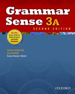 Grammar Sense 3A Student Book with Online Practice Access Code Card 2nd 9780194489171 Front Cover
