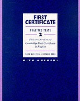 First Certificate Practice Tests and First Certificate Practice Tests 2