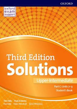 Solutions: Upper-Intermediate: Student's Book C Units 7-9
