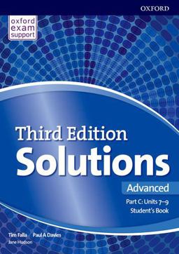 Solutions: Advanced: Student's Book C Units 7-9