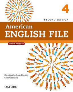 American English File Second Edition: Level 4 Student Book With Online Practice 2nd 9780194776189 Front Cover