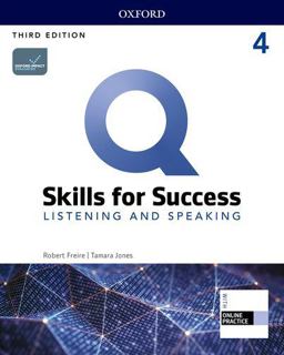 Q: Skills for Success: Level 4 Listening and Speaking Student Book with IQ Online Practice 3rd 9780194905169 Front Cover