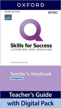 Q: Skills for Success: Intro Level: Listening and Speaking Teacher's Handbook with Teacher's Access Card
