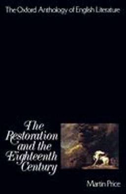 The Restoration and the Eighteenth Century  9780195016147 Front Cover