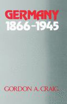 Germany 1866-1945  9780195027242 Front Cover