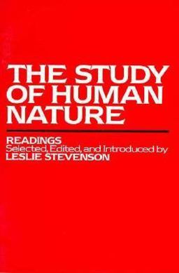 Study of Human Nature  9780195028270 Front Cover