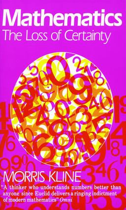 Mathematics The Loss of Certainty  9780195030853 Front Cover