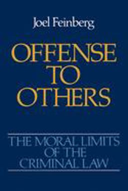 Offense to Others  9780195052152 Front Cover