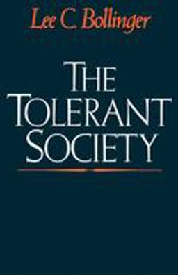 Tolerant Society  9780195054309 Front Cover