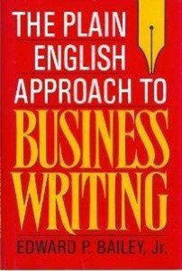 Plain English Approach to Business Writing  9780195064902 Front Cover