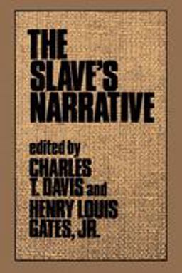 Slave's Narrative  9780195066562 Front Cover