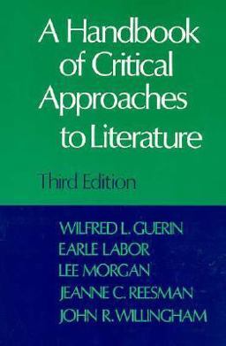 Handbook of Critical Approaches to Literature 3rd 9780195069488 Front Cover