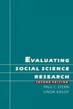 Evaluating Social Science Research 2nd 9780195079708 Front Cover