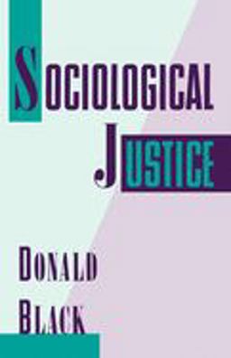 Sociological Justice  9780195085587 Front Cover