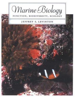 Marine Biology Function, Biodiversity, Ecology  9780195085730 Front Cover