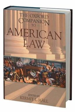 Oxford Companion to American Law  9780195088786 Front Cover
