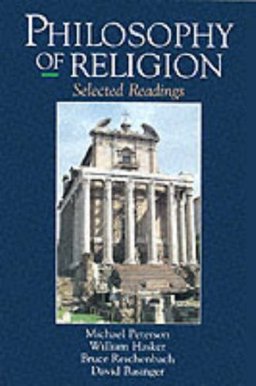 Philosophy of Religion Selected Readings  9780195089097 Front Cover
