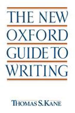 New Oxford Guide to Writing  9780195090598 Front Cover