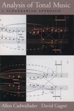 Analysis of Tonal Music A Schenkerian Approach  9780195102321 Front Cover