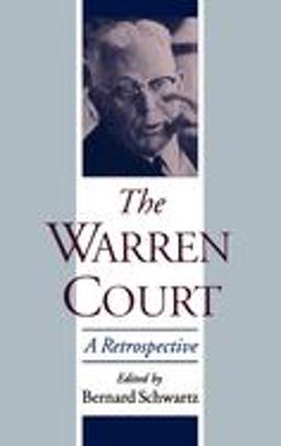 Warren Court: a Retrospective  9780195104394 Front Cover