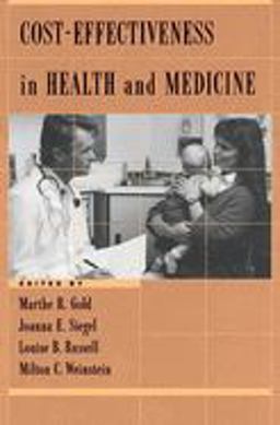 Cost-Effectiveness in Health and Medicine  9780195108248 Front Cover