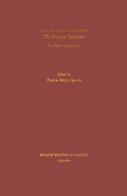 Selections from the Female Spectator  9780195109221 Front Cover