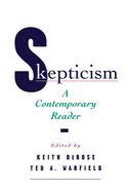 Skepticism A Contemporary Reader  9780195118278 Front Cover