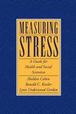 Measuring Stress A Guide for Health and Social Scientists  9780195121209 Front Cover