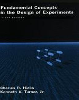 Fundamental Concepts in the Design of Experiments 5th 9780195122732 Front Cover