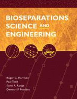 Bioseparations Science and Engineering 2nd 9780195123401 Front Cover