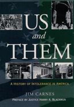 Us and Them A History of Intolerance in America  9780195131253 Front Cover