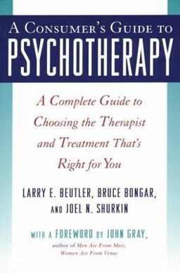 Consumer's Guide to Psychotherapy  9780195139204 Front Cover