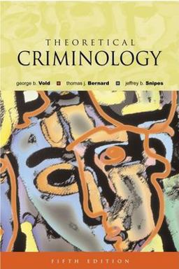 Theoretical Criminology 5th 9780195142020 Front Cover