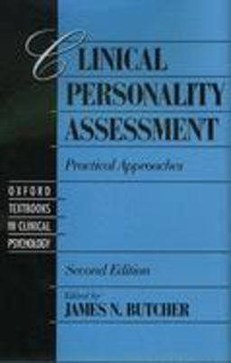 Clinical Personality Assessment Practical Approaches 2nd 9780195142587 Front Cover