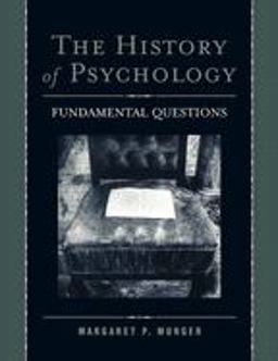 History of Psychology Fundamental Questions  9780195151541 Front Cover