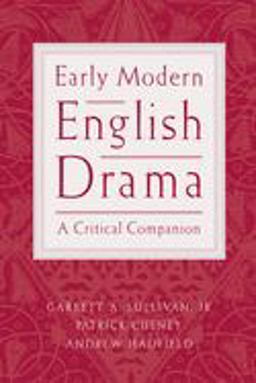 Early Modern English Drama A Critical Companion  9780195153866 Front Cover